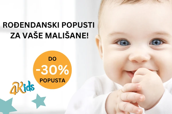4Kids Rođendanska akcija opreme za bebe i decu