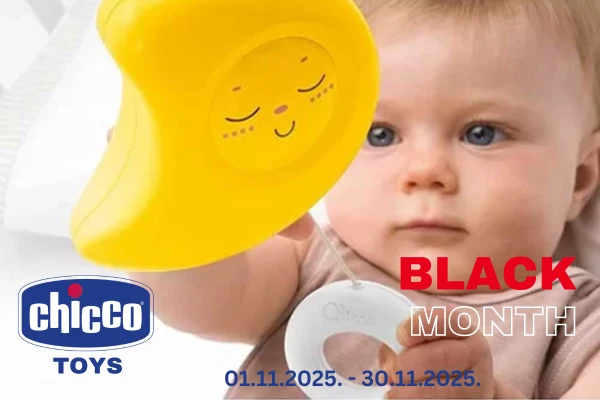 Black Month Akcija - Chicco Toys 