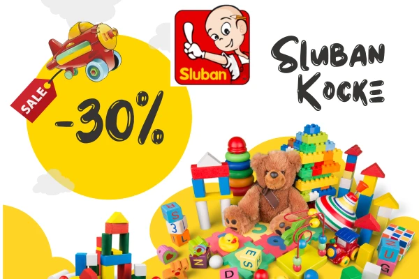 Novogodišnja Akcija - Sluban kocke za decu