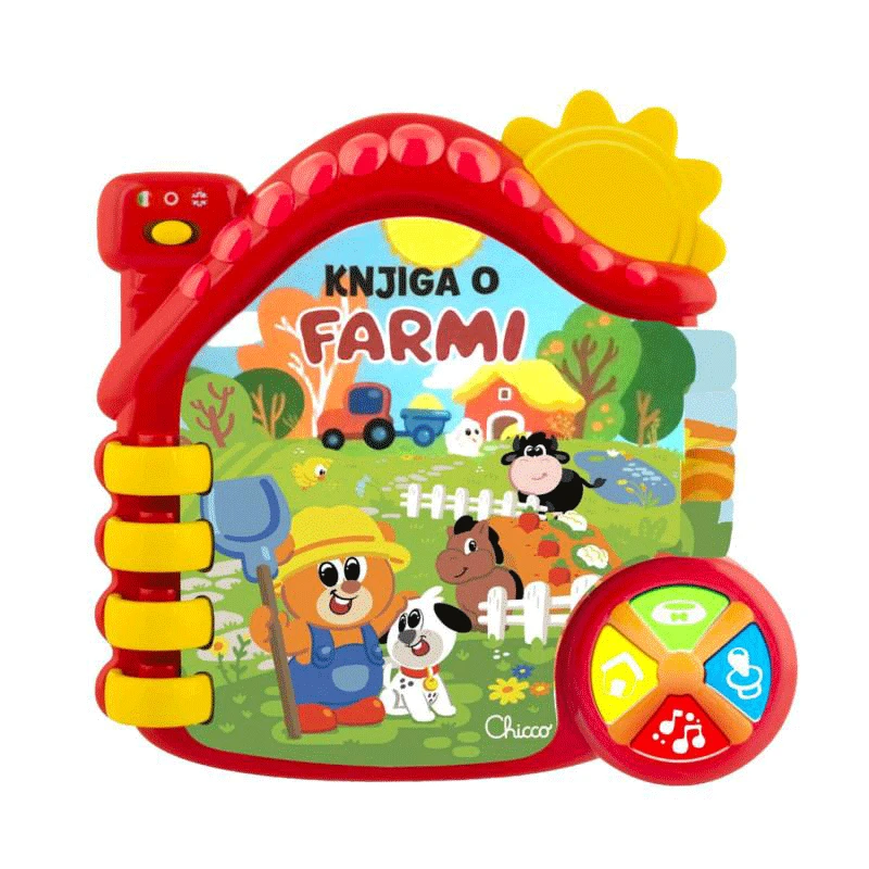 Chicco igračka za bebe Knjiga o farmi