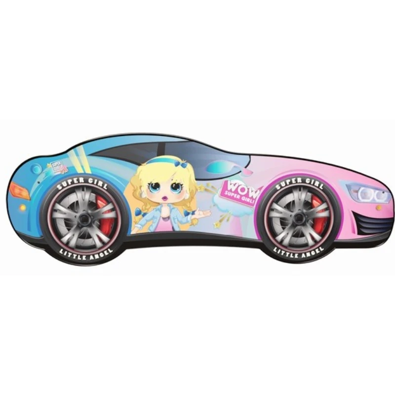 Dečiji krevet Racing Car - Girl Blanca, 160 x 80