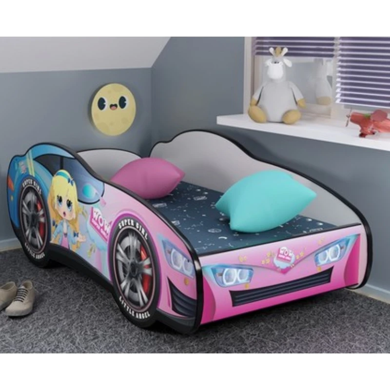 Dečiji krevet Racing Car - Girl Blanca, 160 x 80