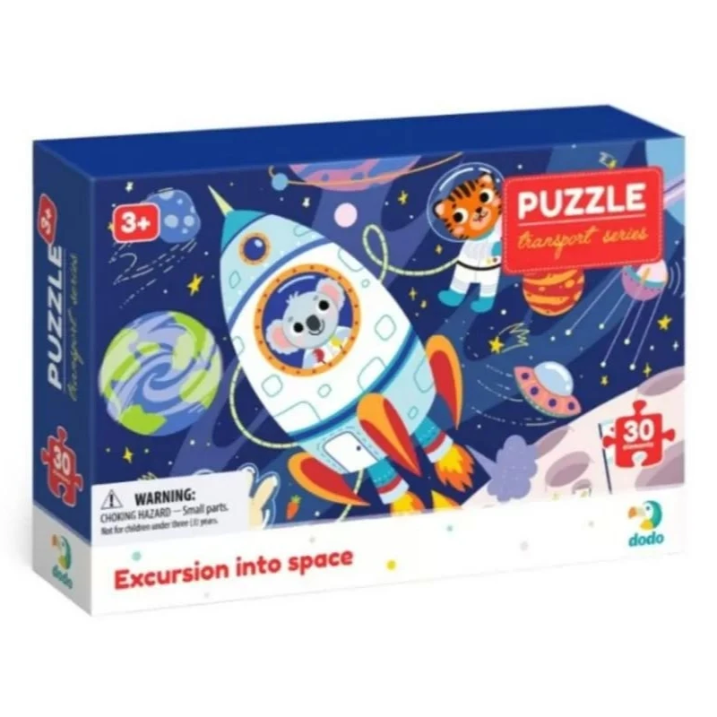 Dodo Space Puzzle | 100 Teile | Pädagogisches Weltraum-Puzzle Für Kinder Ab 5 Jahren