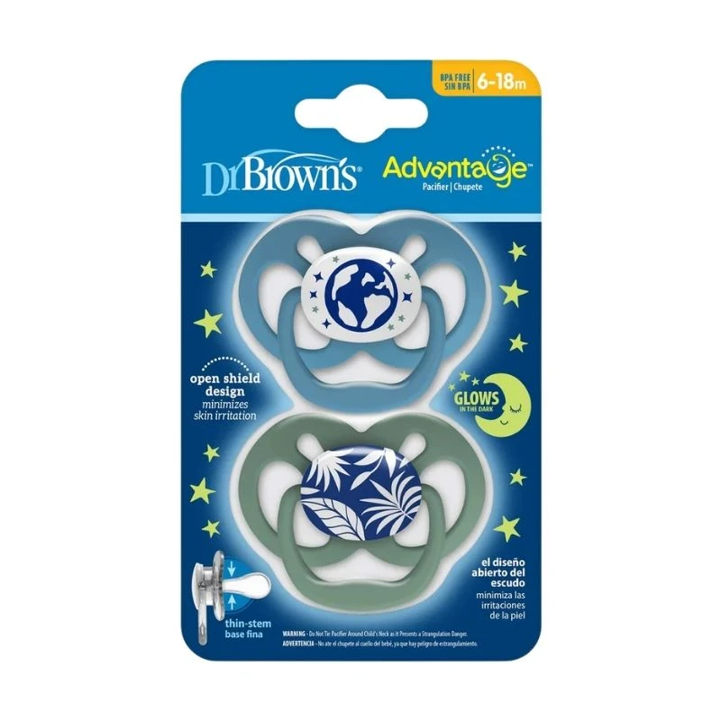 Dr Brown's svetleća varalica Advantage Blue, 6-18m