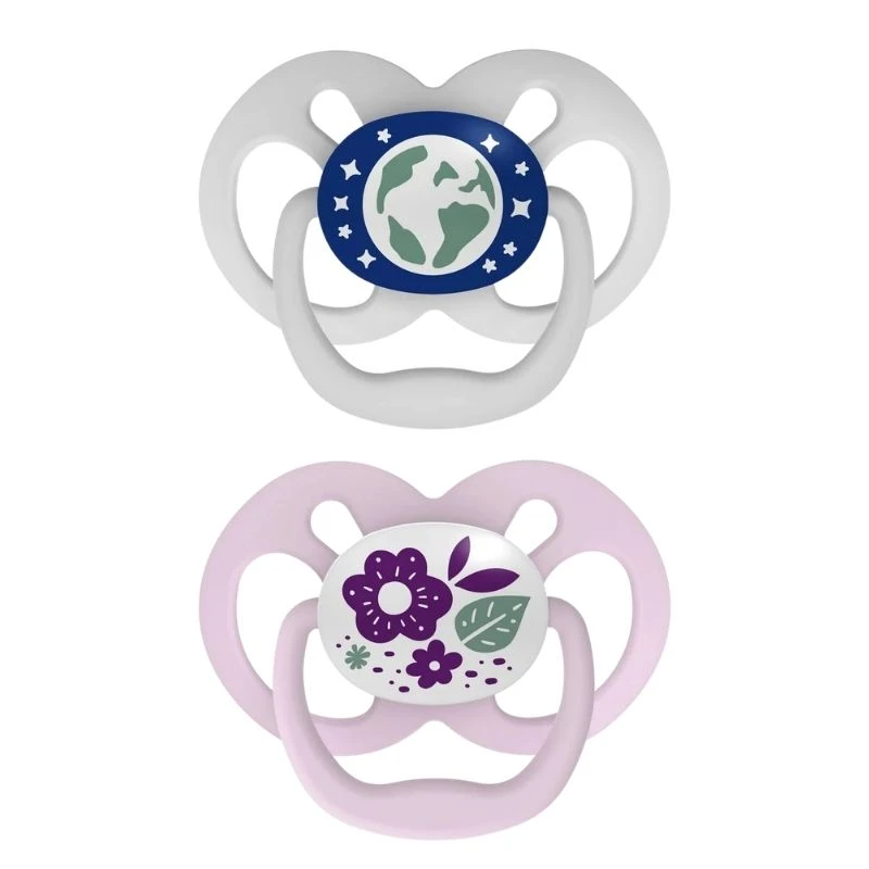 Dr Brown's svetleća varalica Advantage Pink, 6-18m
