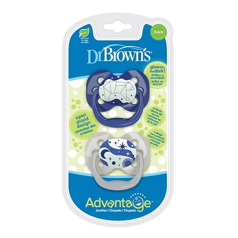 Dr Brown's svetleća varalica Advantage Blue, 0-6m