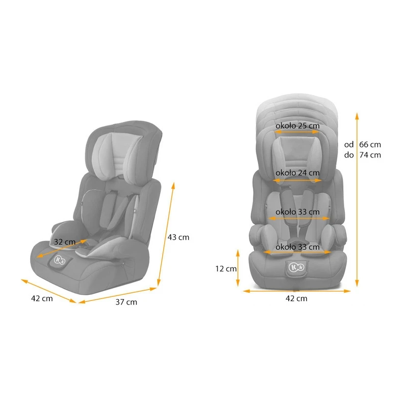 Kinderkraft Comfort Up sedi te za decu Lime 9 36kg 4Kids