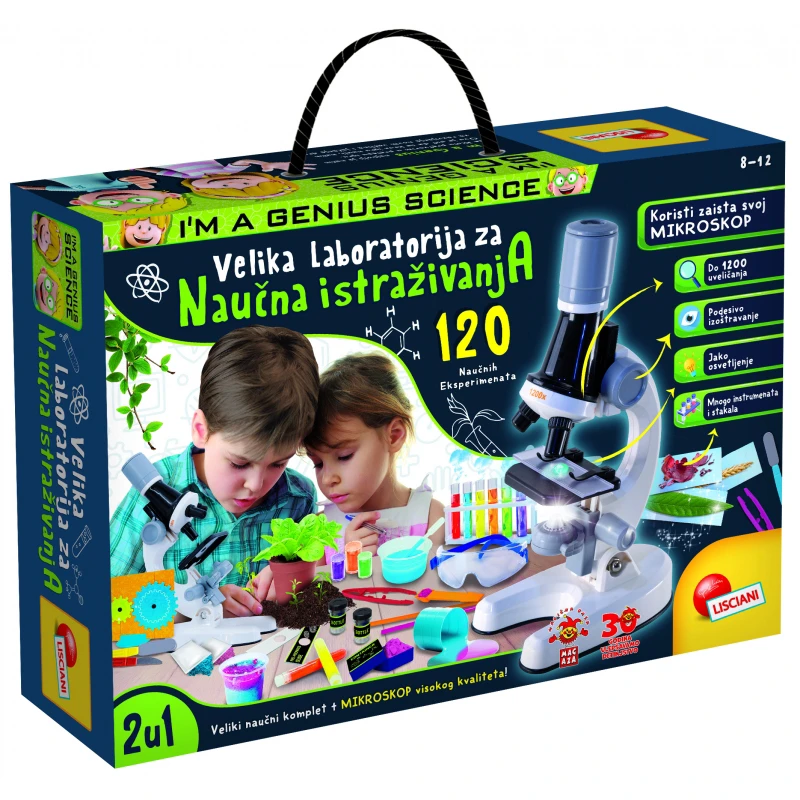 Mali Genije set Laboratorija za Naucna Istrazivanja :: 4Kids