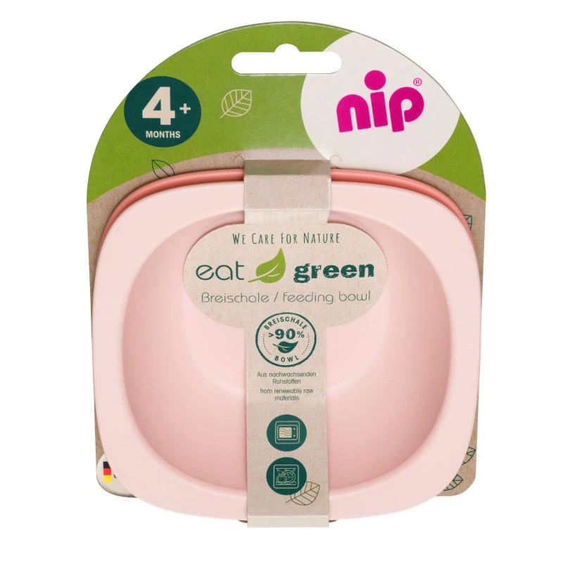Nip činija za bebe Green Line Roze, 4m+