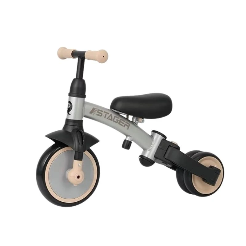 QPlay Stager tricikl za decu Silver, 12m+