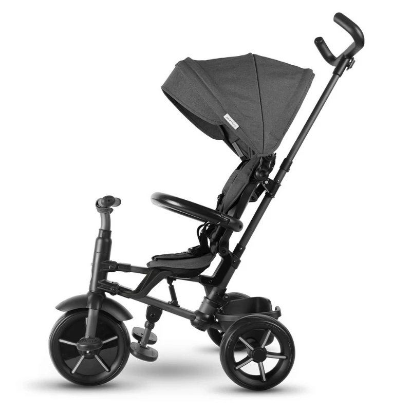 QPlay tricikl za decu Rito Star Black, 10m+