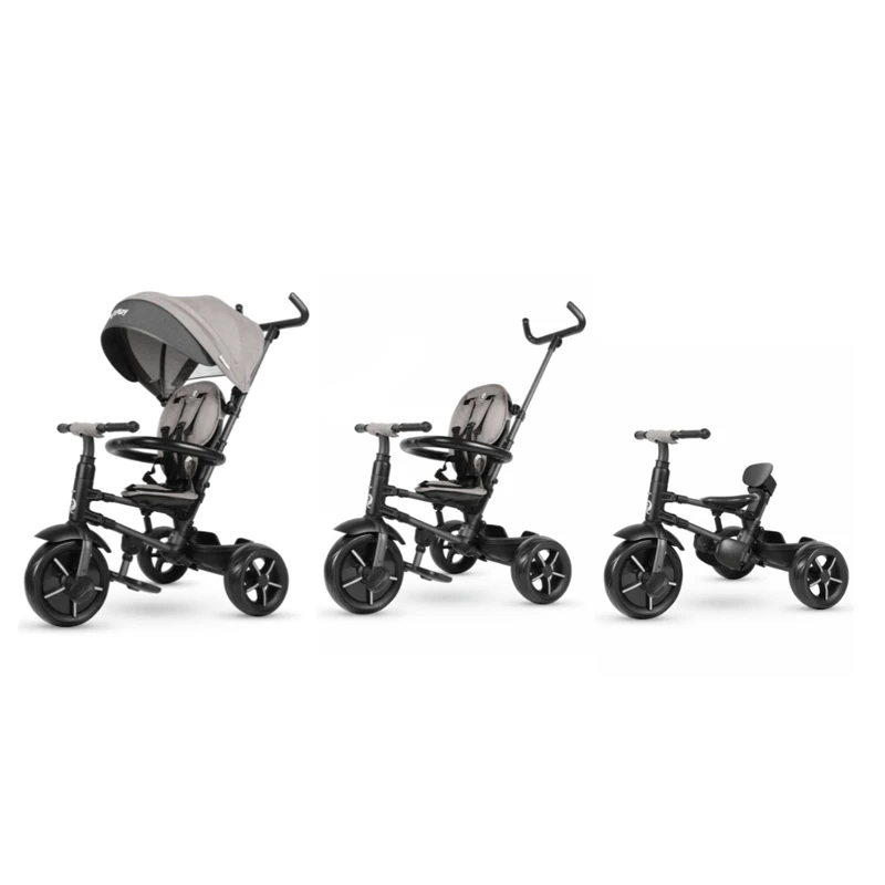 QPlay tricikl za decu Rito Star Grey, 10m+