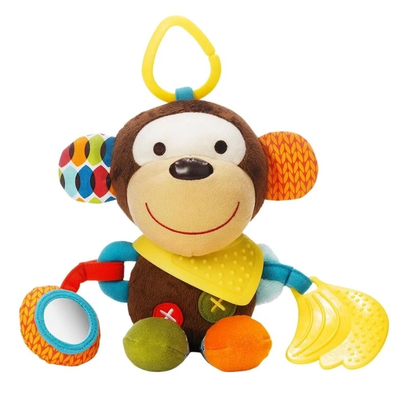 Skip Hop igračka za bebe sa glodalicom Monkey, 3m+