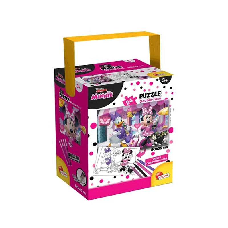 Puzzle Minnie 2u1 složi i oboji :: 4Kids