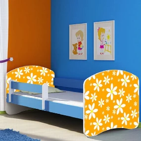 Acma 2 Cvetići krevet za decu Blue, 140x70