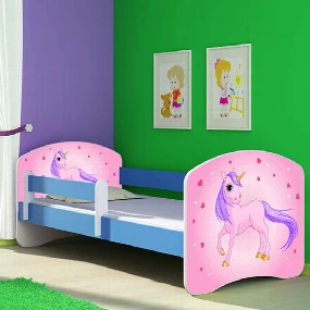 Acma 2 Jednorog krevet za decu Blue, 140x70