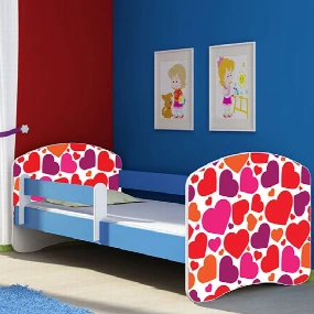 Acma 2 Srca krevet za decu Blue, 140x70