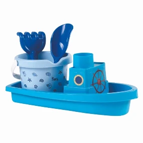 Androni Giocattoli kofica za pesak Brodić Plava, 18m+