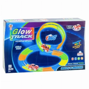 Auto staza sa autićima Svetleća, 228cm