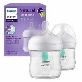 Avent Natural Response set plastičnih flašica za bebe 125 ml