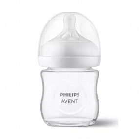 Avent staklena flašica za bebe Natural Response 120ml, 0m+