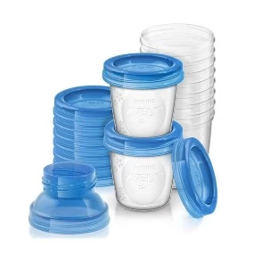 Avent Via šolje sa poklopcima i adapterima, 10kom