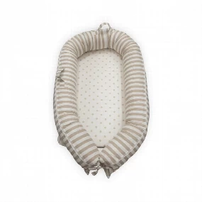 Textil gnezdo za bebe Piccolino, Bež