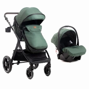 BBO Dory kolica za bebe set 3u1 Green, 0m+