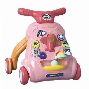BBO guralica - hodalica za bebe Plane Roze