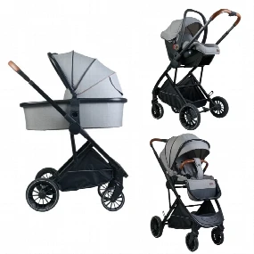 BBO kolica za bebe 3 u 1 Neo Light Grey, 0m+