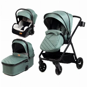 BBO MamaMia kolica za bebe 3u1 Green, 0m+