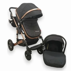 BBO Matrix kolica za bebe 3u1 Black, 0m+