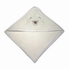 BBO peškir za bebe sa kapuljačom Bela, 100 x 100 cm