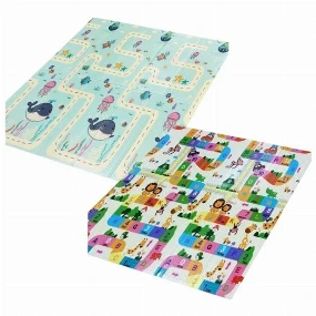 BBO sklopiva podloga za bebe od Pene 2u1 Small Whales, 180x200cm