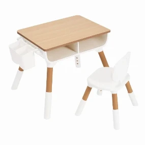 BBO Set dečiji sto i stolica Natur, 12m+