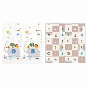 BBO sklopiva podloga za bebe od Pene 2u1 Elephant and Baby Animals