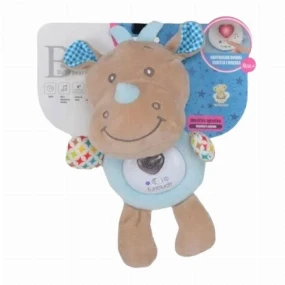 BBO Toys muzička igračka za bebe za laku noć Hippo Blue, 0m+