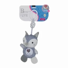 BBO Toys plišana igračka za kolica Vuk Grey, 0m+