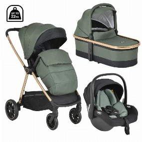 Cangaroo Hydra kolica za bebe 3u1 Army Green, 0m+