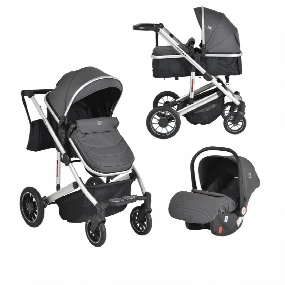 Cangaroo Thira kolica za bebe 3u1 Grey, 0m+