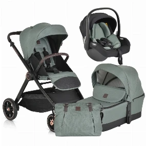 Cangaroo Macan kolica za bebe 3u1 Green i-Size, 0m+