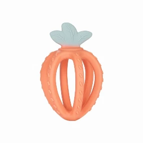 Canpol Babies 3D glodalica Silicon Strawberry, Orange