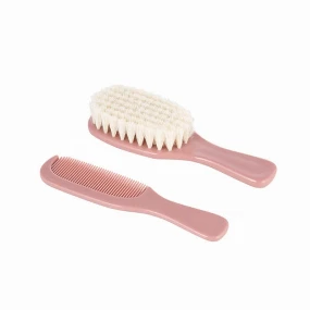 Canpol Babies češalj i četka Natural Bristles, Pink