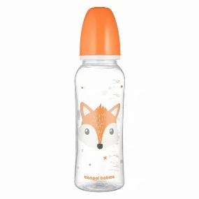 Canpol Babies flašica za bebe Cute Animals 250ml, Orange