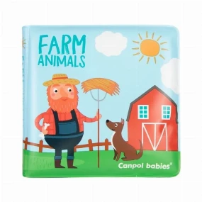 Canpol Babies igračka za bebe Mekana knjiga sa piskom, 6m+