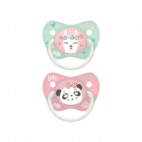 Canpol silikonska varalica za bebe Exotic Animals Pink, 0-6m