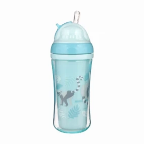 Canpol Babies šolja sa slamčicom 260ml, Lemur 12m+