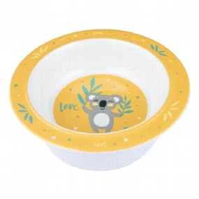 Canpol baby Melamin činija sa prijanjajućim dnom Exotic Animals Yellow, 270ml