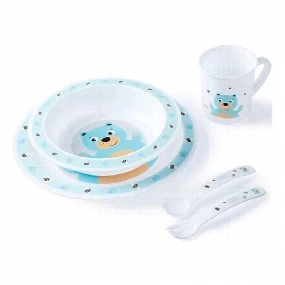 Canpol baby set za hranjenje Bear Blue