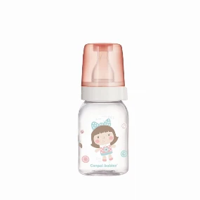 Canpol Baby staklena flašica 120ml, Pink 0m+
